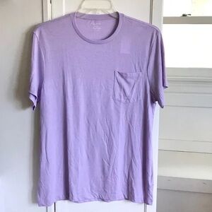 J. Crew Lavender Short Sleeve Tee